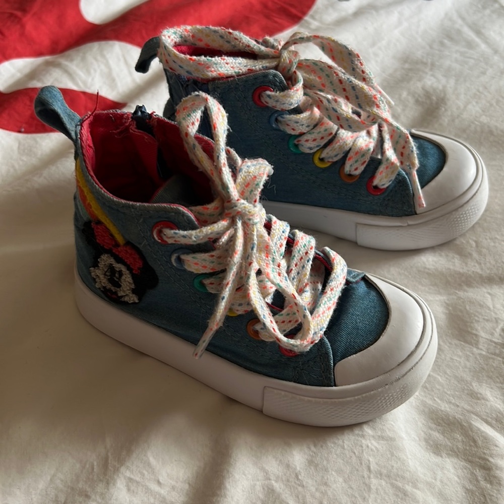 BOGO Adorable Disney mickey mouse denim shoes - size 5.5